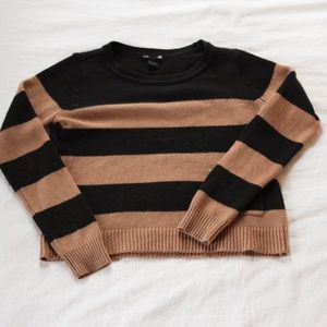 Black and Camel H&M Sweater